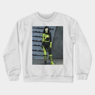 Y2K Goth Shego Crewneck Sweatshirt